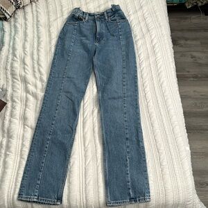 Abercrombie & fitch curve love 90’s straight ultra high rise jeans